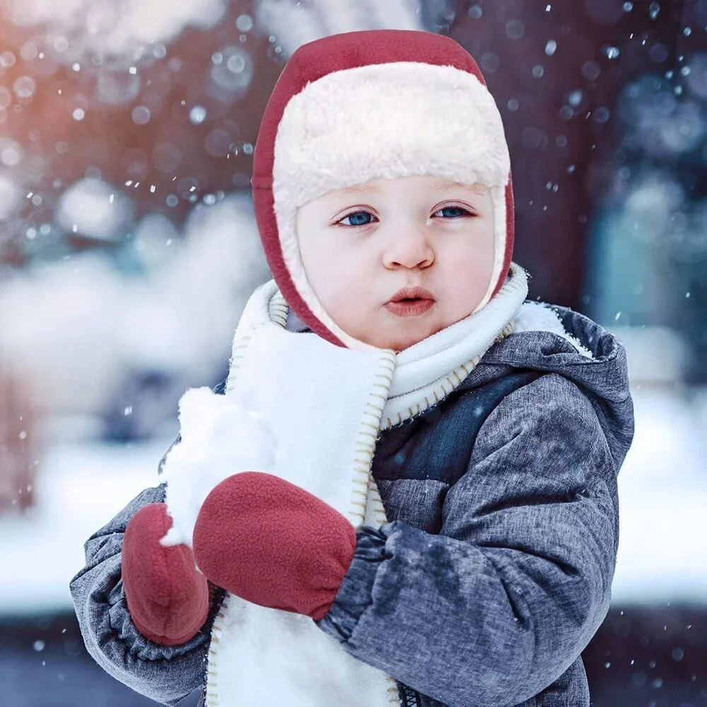 Baby Mittens Toddler Gloves Kids Winter Gloves Baby Girl Boy Winter Mittens Infa